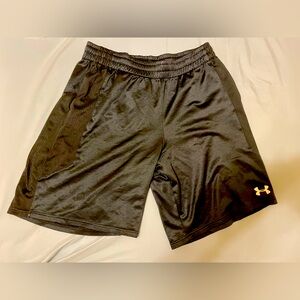 Under Armour Athletic Shorts, Black, Men’s Size Large